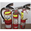 Image 1 : LOT OF 3 FIRE EXTINGUISHER FULLY CHARGED
