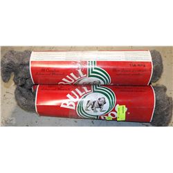 LOT OF THREE 1LB ROLLS OF BULLDOG STEEL WOOL