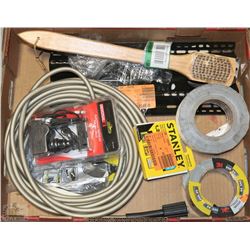 FLAT OF STORE RETURN ITEMS INCL BBQ IGNITOR KIT,
