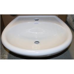 GERBER 1 HOLE PEDESTAL SLAB "WHITE" (SLAB ONLY)