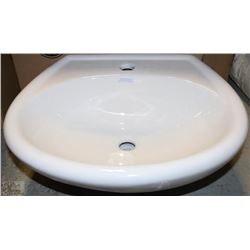 GERBER 1 HOLE PEDESTAL SLAB "WHITE" (SLAB ONLY)