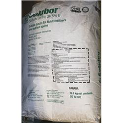 BAG OF BORAX SOLUBOR SODIUM BORATE 20,5%B 50LBS