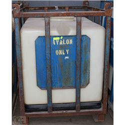 EXTRA LARGE CREAM TOTE WITH METAL CAGE