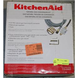 KITCHENAID NATURAL GAS CONVERSION KIT INCL 10' PVC
