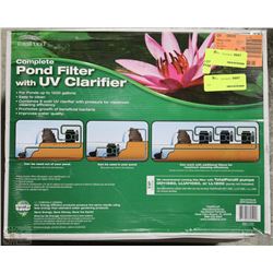 COMPLETE POND FILTER WITH UV CLARIFIER