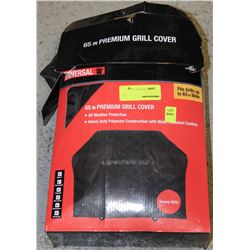 UNIVERSAL 65" BLACK PREMIUM GRILL COVER