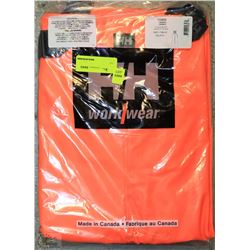HELLY HANSEN 2XL TD800 ORANGE TOP DECK BIB PANTS