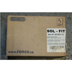 SOL-FIT CASE OF 2 PACKS OF 12 PAIR UNLINED NITRILE