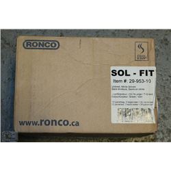 SOL-FIT CASE OF 2 PACKS OF 12 PAIR UNLINED NITRILE