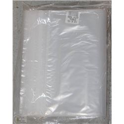 BAG OF 100 - 12"X15" ZIPLOCK BAGS