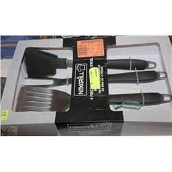 NEXGRILL 4PC STAINLESS STEEL BBQ SET
