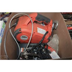 WARN WORKS PULLZALL 1000LB WINCH WITH 3 BATTERIES,