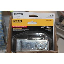 BOX OF 5 STANLEY 4 1/2" KEY LOCKING HASPS