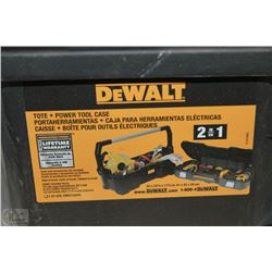 DEWALT 2-IN-1 TOTE AND POWER TOOL CASE NO DMG
