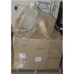 PALLET OF PLASTIC BOTTLES