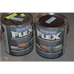2 WEATHER SHIELD FLEX DAMP PROOF RUBBER MEMBRANE