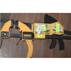 PAIR OF DEWALT 12" LARGE TRIGGER CLAMPS