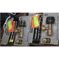 PAIR OF NEXGRILL PROPANE TANK GAUGES