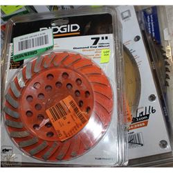 LOT OF 9 ASSORTED CUT WHEELS AND BLADES