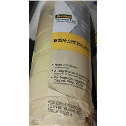 6 ROLLS OF SCOTCH 2020 MASKING TAPE PRO PAINTING
