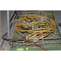 50FT STRING OF WORK LIGHTS WITH BULB GUARDS