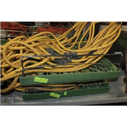 100FT STRING OF HEAVY DUTY WORK LIGHTS X2