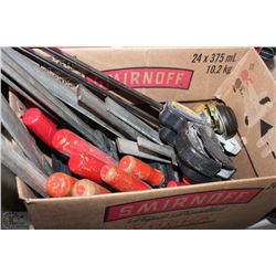 BOX WITH VARIOUS SIZED CLAMPS