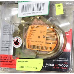 BRASS SINGLE CYLINDER DOOR LOCK