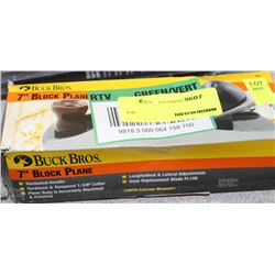 BUCKBROS 7" BLOCK PLANE