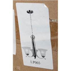 1 BOX QLITE 3LIGHT CHANDELIER