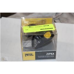 PETZL ZIPKA ULTRA LIGHTWEIGHT COMPACT HEAD LAMP