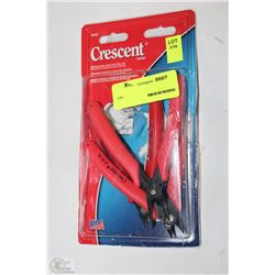 CRESCENT BRAND MINITURE WIRE CUTTER & PLIER SET