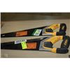 Image 1 : PAIR OF DEWALT 15" HANDSAWS