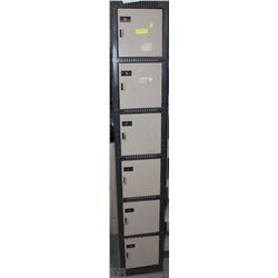 6 ROW LOCKERS