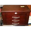 Image 1 : DELUXE WOOD JEWELRY BOX WITH KEYS