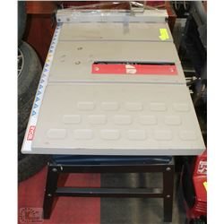 RYOBI 10" TABLE SAW W/FENCE & MITRE GAUGE