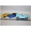 Image 1 : 3 COLLECTIBLE DIE CAST CARS 1957 CORVETTE, 99 AUTO
