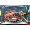 Image 1 : TOTE OF ASSORTED POWER TOOLS WITH CORDS