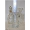 Image 1 : LOT WITH 1 LEAD CRYSTAL DECANTER, 1 GLASS