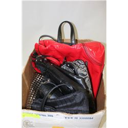 LARGE BOX OF  PURSES