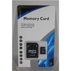 NEW 32GB MICRO SD WITH ADAPTOR