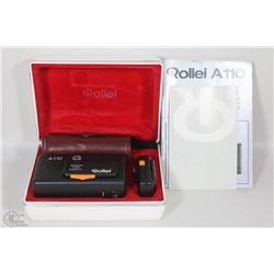 ROLLEI A110 GERMAN CAMERA WITH FLASH AND IN CASE