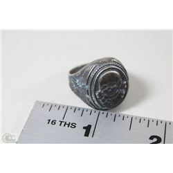 GERMAN WWII TOTENKOPT OFFICER RING