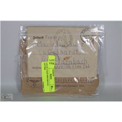 LOT OF 4 NAZI WWII PRIVATE LETTERS