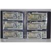 Image 1 : BINDER WITH 36 ASSORTED CANADIAN $1 DOLLAR BILLS
