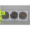Image 1 : LOT OF 3 CANADIAN $1.00 COINS - 1973 P.E.I,