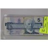 Image 1 : 1986 CANADIAN $5.00 BILL