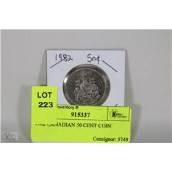 1982 CANADIAN 50 CENT COIN
