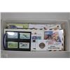 Image 1 : BOX WITH COLLECTIBLE WW2 STAMPS, SPORTS AND MORE