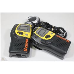 SONY U-CEIVER 2 WAY RADIO SET